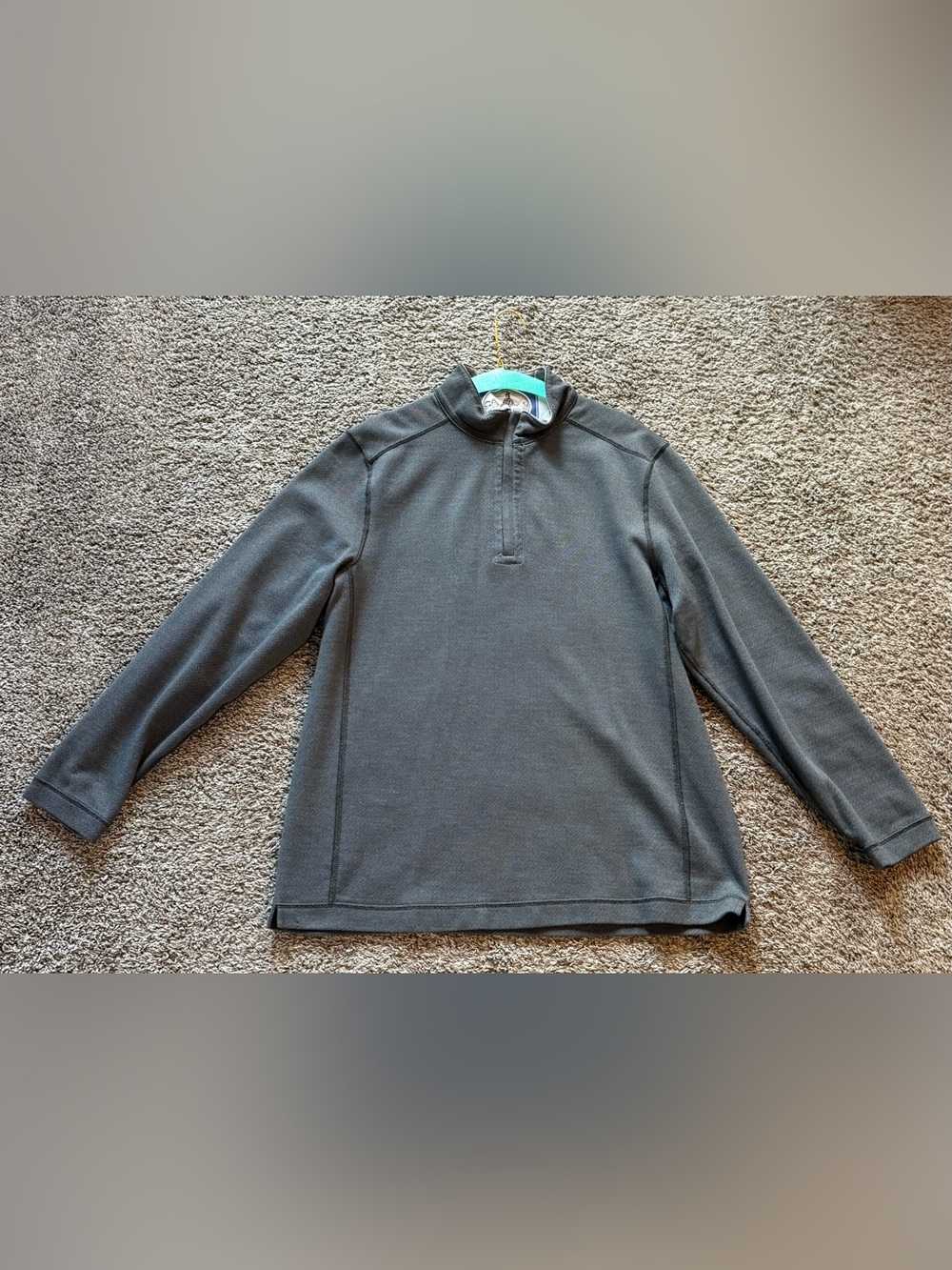 Charcoal Quarter-Zip Pullover